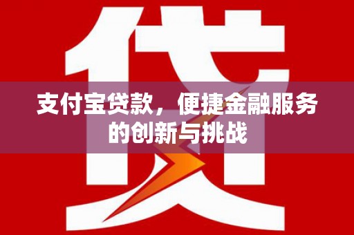 盐田支付宝贷款，便捷金融服务的创新与挑战