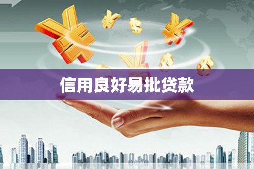 盐田信用良好易批贷款