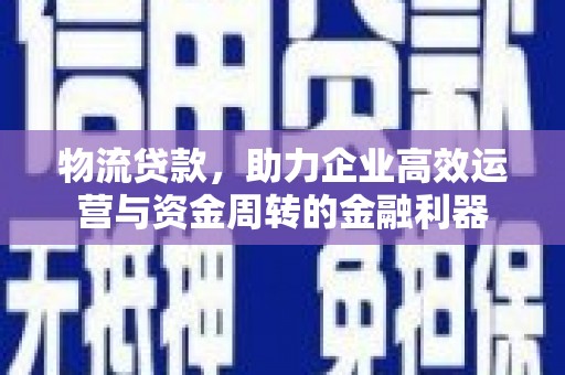 盐田物流贷款，助力企业高效运营与资金周转的金融利器