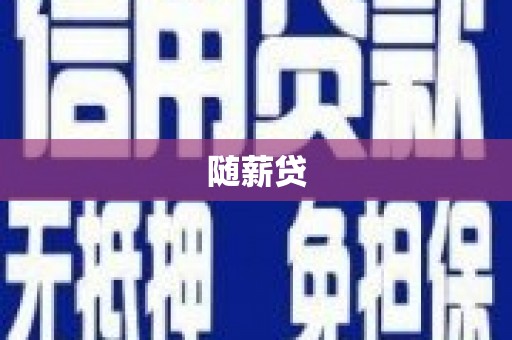 盐田随薪贷
