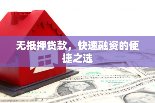 盐田无抵押贷款，快速融资的便捷之选