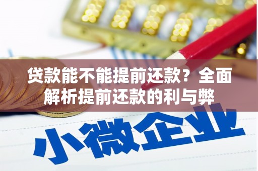 盐田贷款能不能提前还款？全面解析提前还款的利与弊