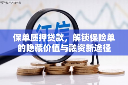 盐田保单质押贷款，解锁保险单的隐藏价值与融资新途径
