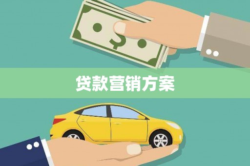 盐田贷款营销方案