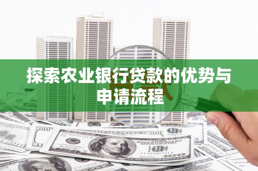 盐田探索农业银行贷款的优势与申请流程