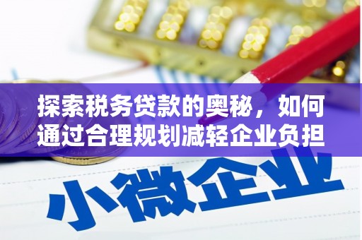 盐田探索税务贷款的奥秘，如何通过合理规划减轻企业负担