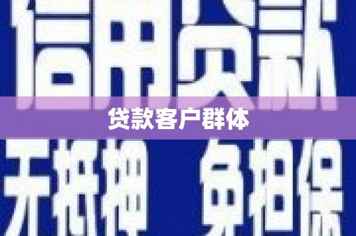盐田贷款客户群体