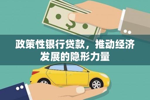 盐田政策性银行贷款，推动经济发展的隐形力量