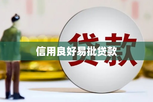 盐田信用良好易批贷款