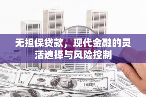 盐田无担保贷款，现代金融的灵活选择与风险控制