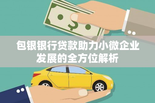盐田包银银行贷款助力小微企业发展的全方位解析