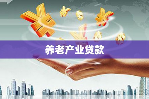 盐田养老产业贷款