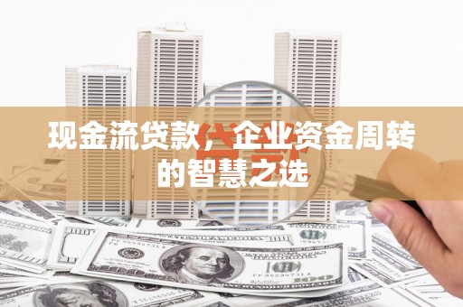 盐田现金流贷款，企业资金周转的智慧之选