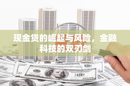 盐田现金贷的崛起与风险，金融科技的双刃剑