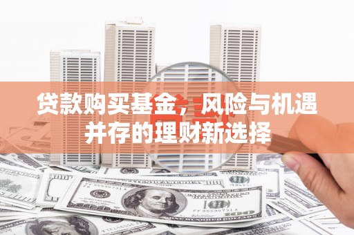 盐田贷款购买基金，风险与机遇并存的理财新选择