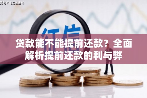 盐田贷款能不能提前还款？全面解析提前还款的利与弊