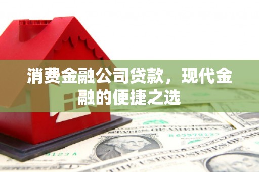 盐田消费金融公司贷款，现代金融的便捷之选