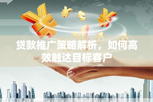 盐田贷款推广策略解析，如何高效触达目标客户