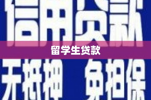 盐田留学生贷款