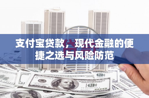 盐田支付宝贷款，现代金融的便捷之选与风险防范