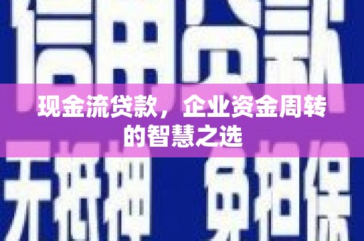 盐田现金流贷款，企业资金周转的智慧之选