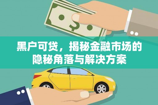 盐田黑户可贷，揭秘金融市场的隐秘角落与解决方案