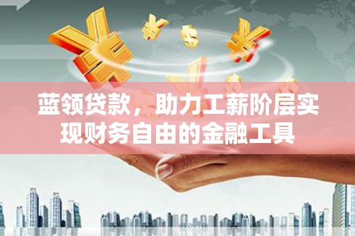 盐田蓝领贷款，助力工薪阶层实现财务自由的金融工具