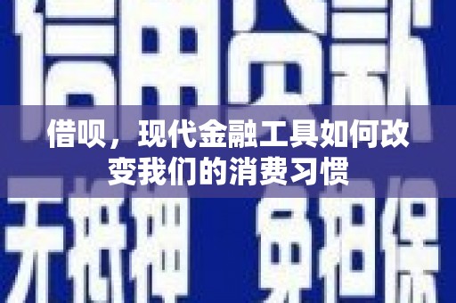 盐田借呗，现代金融工具如何改变我们的消费习惯