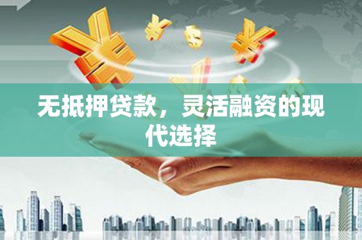 盐田无抵押贷款，灵活融资的现代选择