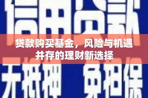 盐田贷款购买基金，风险与机遇并存的理财新选择