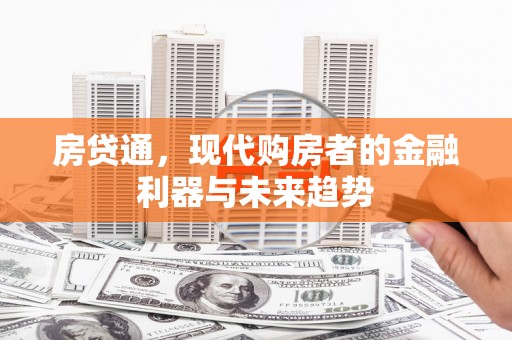 盐田房贷通，现代购房者的金融利器与未来趋势