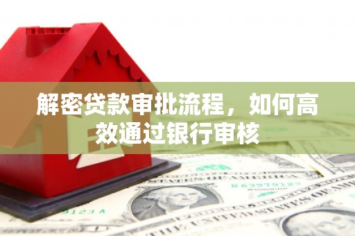 盐田解密贷款审批流程，如何高效通过银行审核