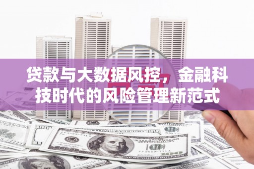 盐田贷款与大数据风控，金融科技时代的风险管理新范式