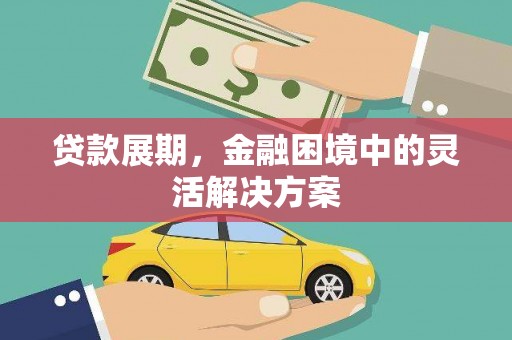 盐田贷款展期，金融困境中的灵活解决方案