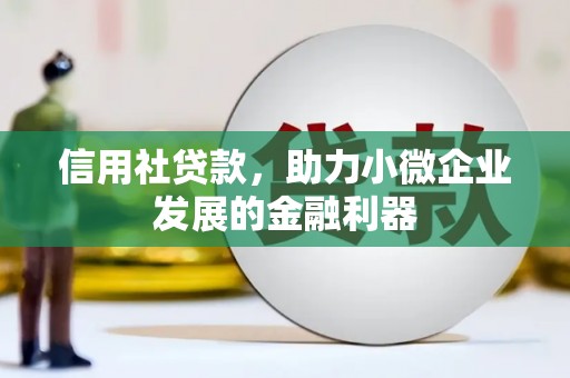 盐田信用社贷款，助力小微企业发展的金融利器