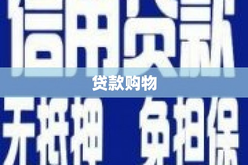盐田贷款购物
