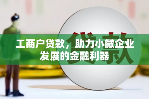 盐田工商户贷款，助力小微企业发展的金融利器