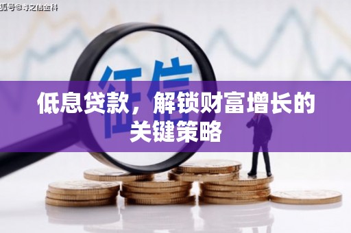 盐田低息贷款，解锁财富增长的关键策略