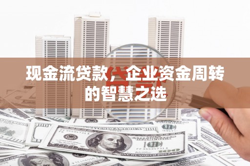 盐田现金流贷款，企业资金周转的智慧之选