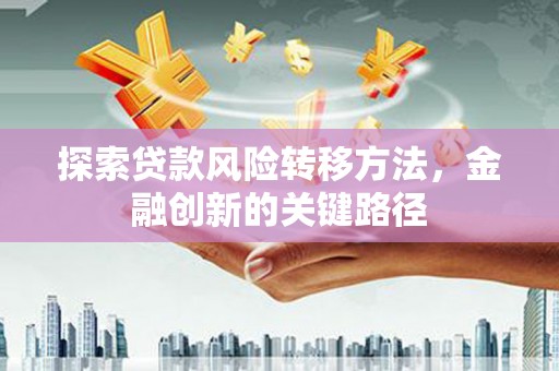 盐田探索贷款风险转移方法，金融创新的关键路径