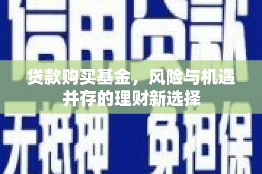 盐田贷款购买基金，风险与机遇并存的理财新选择