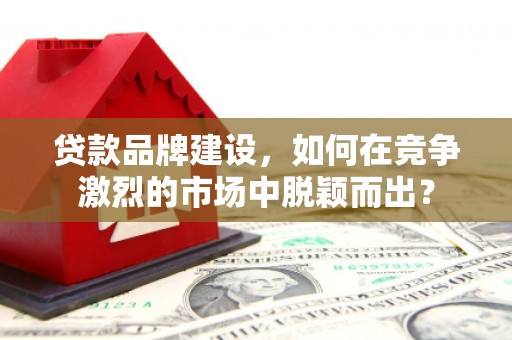 盐田贷款品牌建设，如何在竞争激烈的市场中脱颖而出？