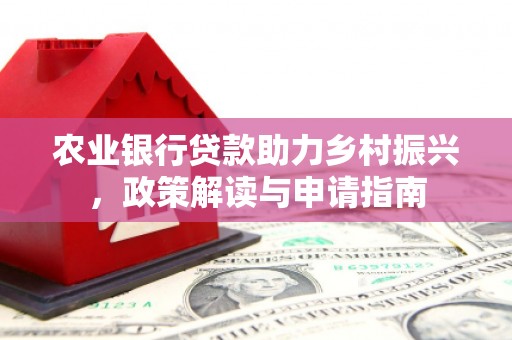 盐田农业银行贷款助力乡村振兴，政策解读与申请指南