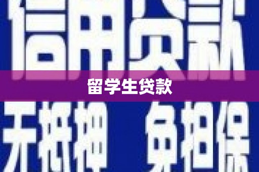 盐田留学生贷款