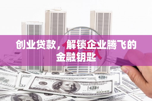 盐田创业贷款，解锁企业腾飞的金融钥匙