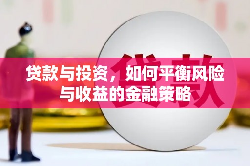 盐田贷款与投资，如何平衡风险与收益的金融策略