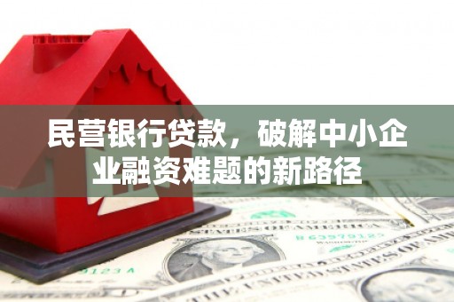 盐田民营银行贷款，破解中小企业融资难题的新路径