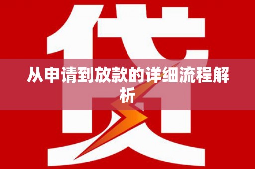 盐田从申请到放款的详细流程解析