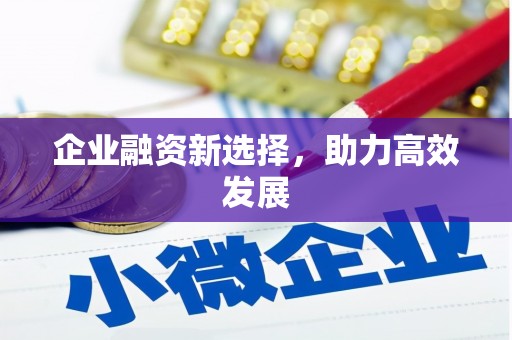 盐田企业融资新选择，助力高效发展